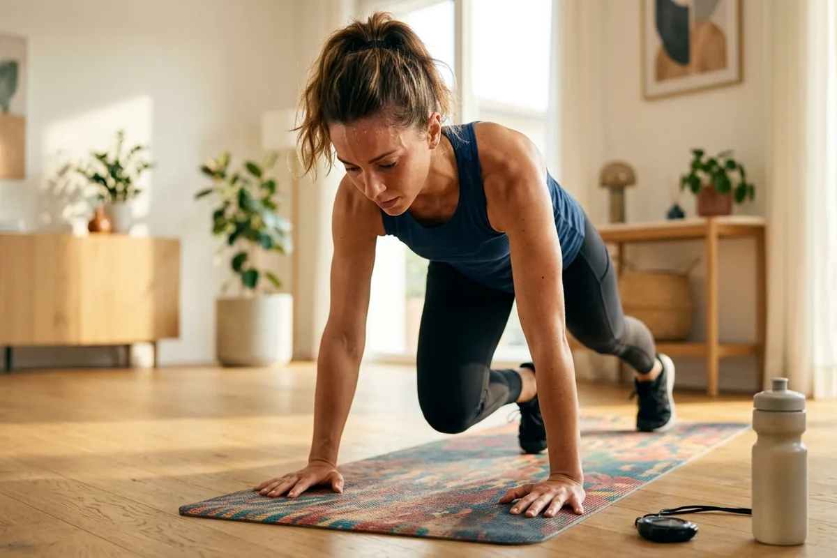 Allenamento HIIT a casa: esercizi semplici per bruciare grassi e aumentare resistenza
